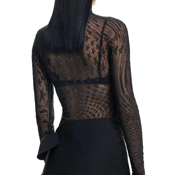 HM MUGLER RHINESTONE TOP - Picture 3 of 4